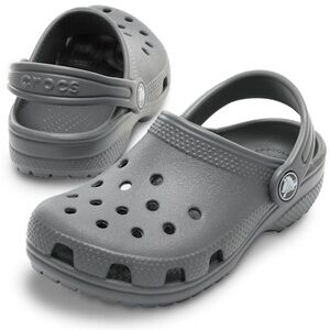Size 9 Toddler Crocs - EUC - Gray